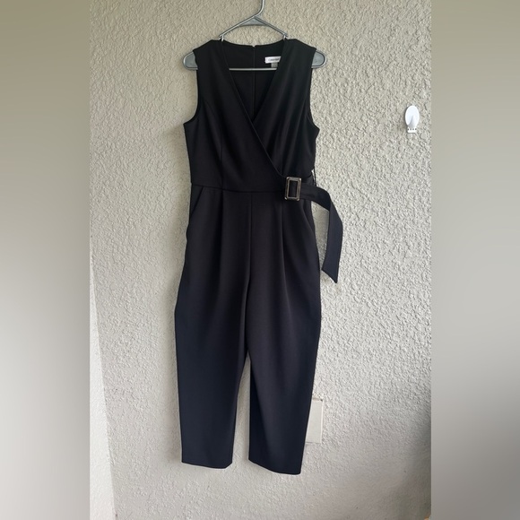 Calvin Klein Black Jumpsuit with Gold Accent - Picture 1 of 13
